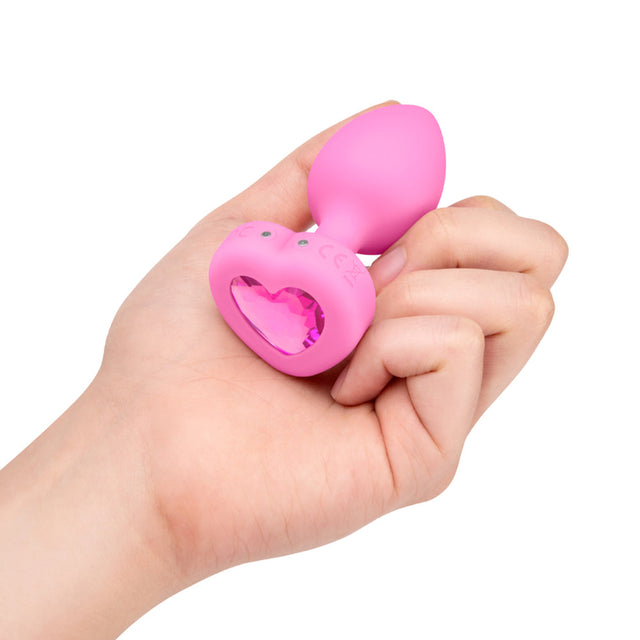 Vibrating Heart Plug with Remote