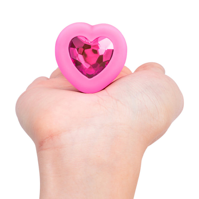 Vibrating Heart Plug with Remote