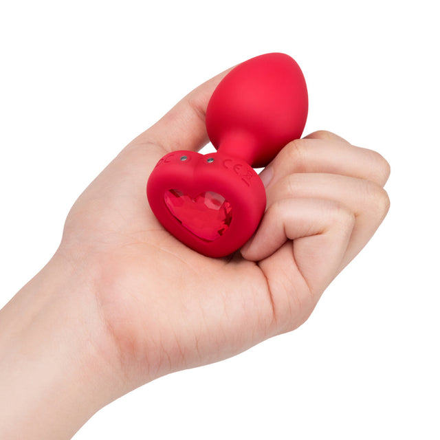 Vibrating Heart Plug with Remote
