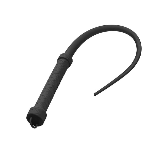 Viper Tail Silicone Whip Black