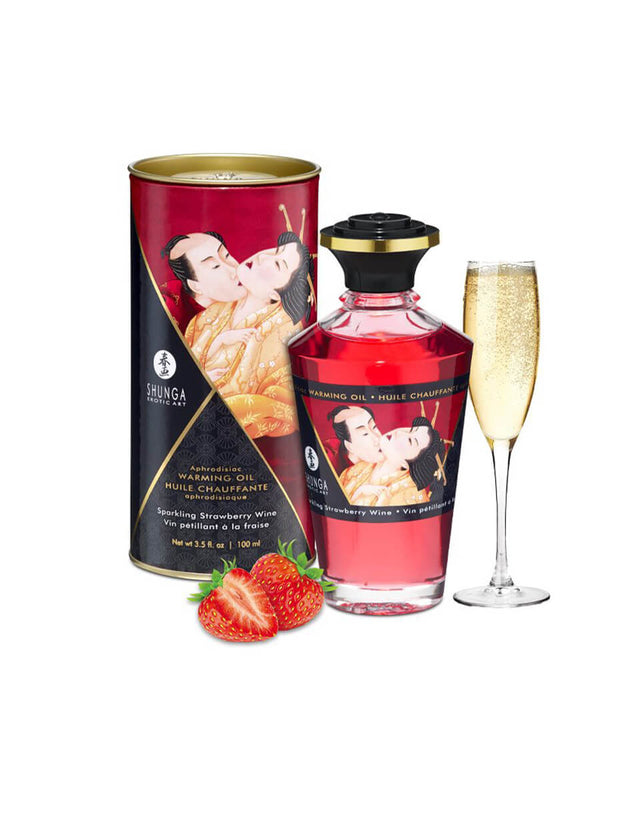 Warming Oil Sparkling Strawberry Wine