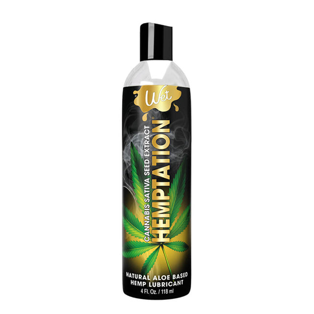 Wet Hemptation Aloe Based Hemp Lubricant 4oz