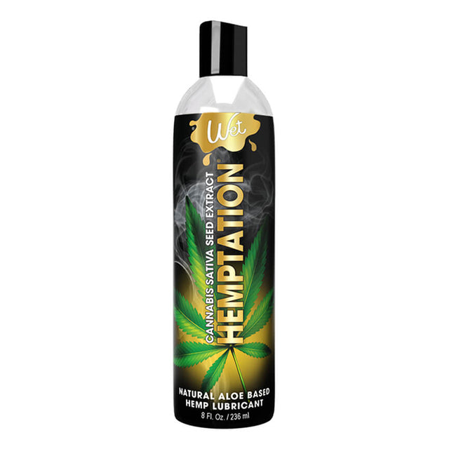 Wet Hemptation Aloe Based Hemp Lubricant 8oz