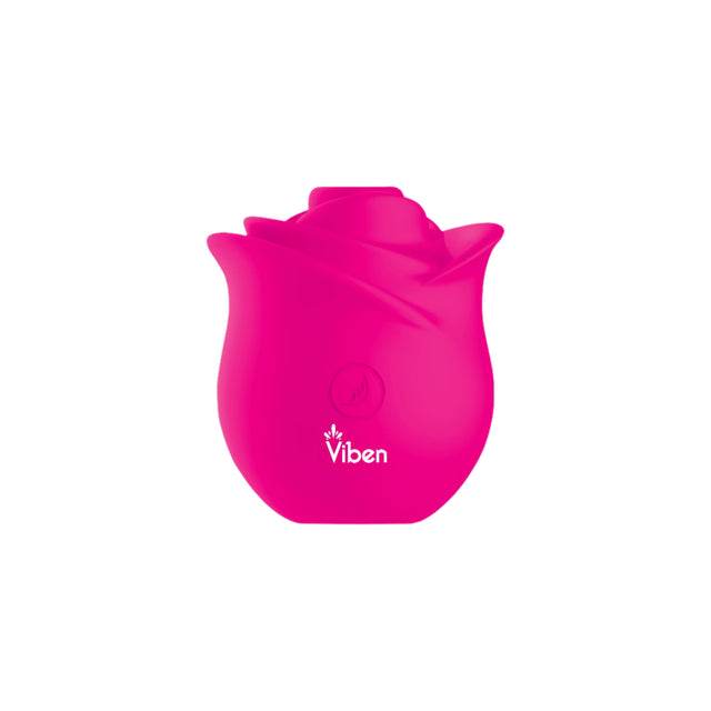 Zen Rose Suction Vibrator Hot Pink