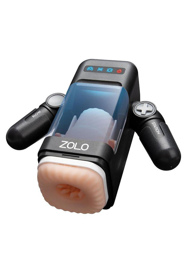 ZOLO Blowstation Warming Vibrating Masturbator
