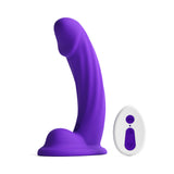 Colours Curve Vibrating 6" Dildo Purple