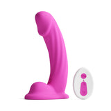 Colours Curve Vibrating 6 in. Dildo Pink