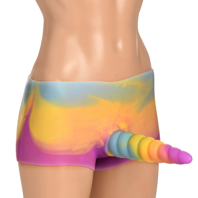 Creature Cocks Unicorn Silicone Strap-On Shorts