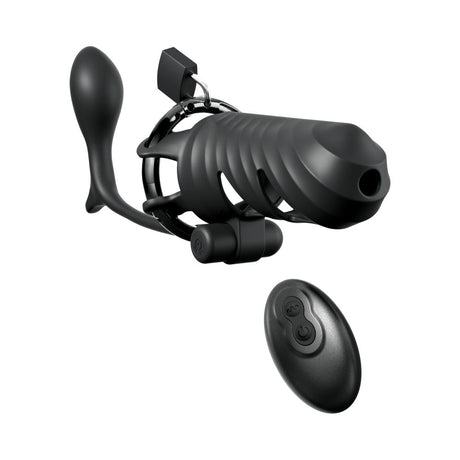 Fantasy C-Ringz Remote-Controlled Vibrating Cock Blocker with Ass-Gasm