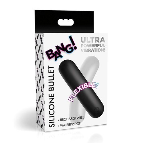 Flexible Silicone Bullet Black