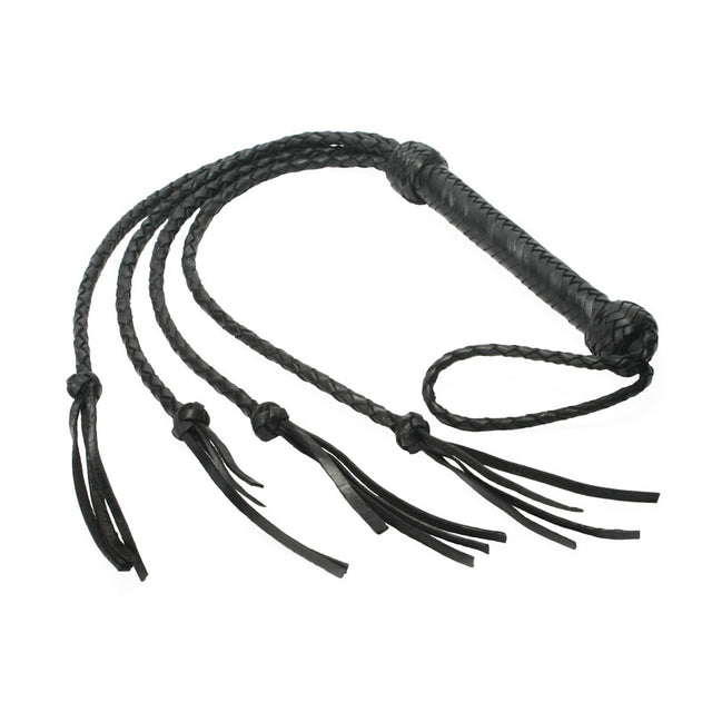 Four Lash Whip Black