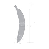 Glas Banana Joy 7" Glass Dildo