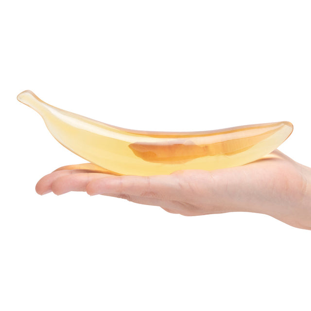 Glas Banana Joy 7" Glass Dildo