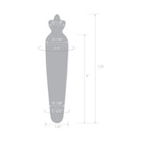 Glas Bunny's Secret 7.25" Glass Dildo
