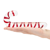 Glas Candy Cane Dream 7.5" Glass Dildo