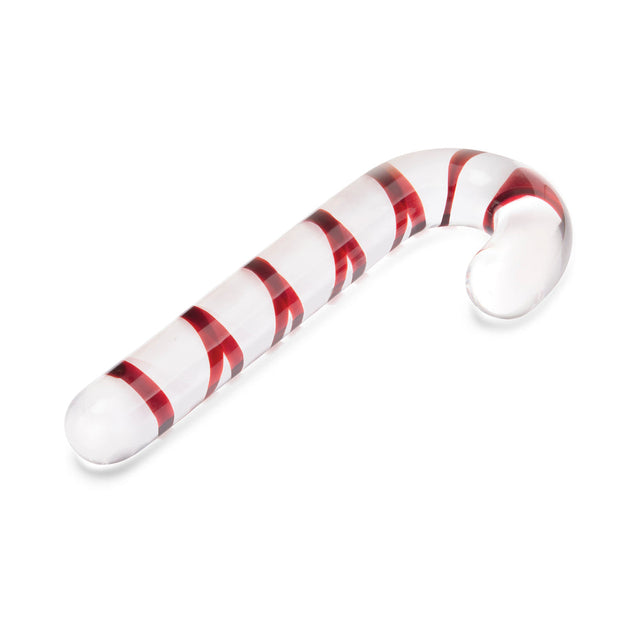 Glas Candy Cane Dream 7.5" Glass Dildo