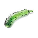 Glas Caressing Cucumber 8.25" Glass Dildo