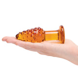Glas Cornstar 4" Glass Butt Plug