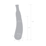 Glas Eggplant Ecstasy 7.25" Glass Dildo