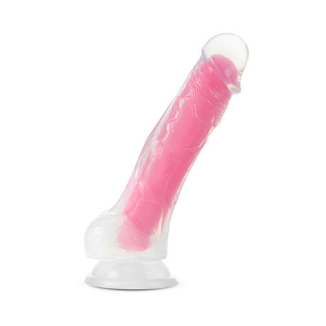 Glow in the Dark Neon Viper Dual Density Dildo Neon Pink