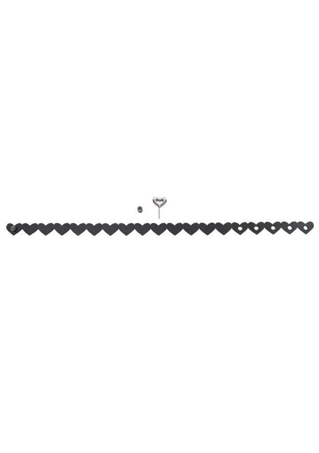 Heart Day Collar Black