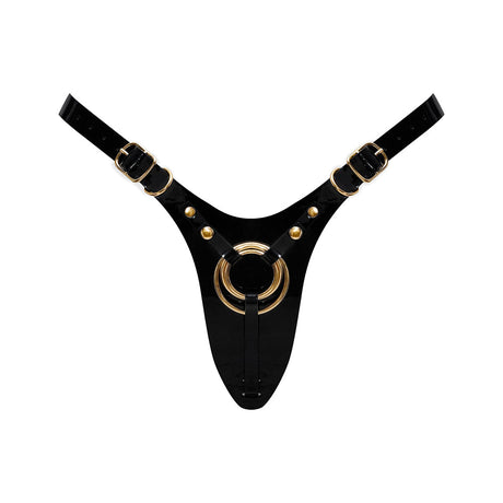 Leatherette Harness Fabulous (XS - XXL) Black