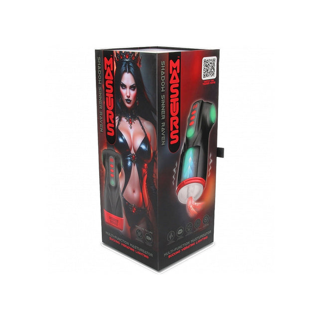 Masturs Raven Shadow Sinner Multi Function Masturbator