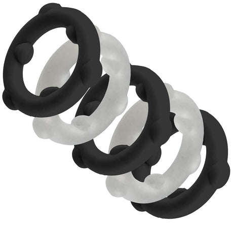 Oxballs Gearheads 5-Pack Spinner Rings Black/Vapor