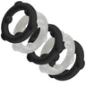 Oxballs Gearheads 5-Pack Spinner Rings Black/Vapor