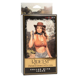 Ride 'em Premium Denim Collection Collar with Leash