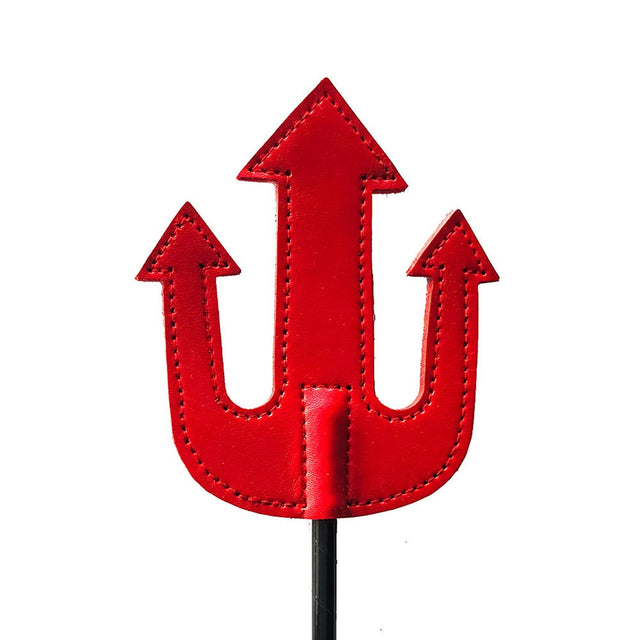 Rouge Leather Devil Riding Crop