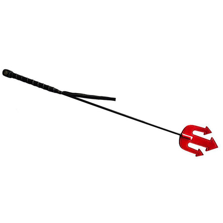 Rouge Leather Devil Riding Crop