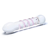 Spiral Staircase Full Tip 7.25" Glass Dildo