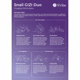 SVibe Snail GIZI Duo Couples Stimulator