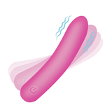 Tapered Flexible Silicone Bullet Pink