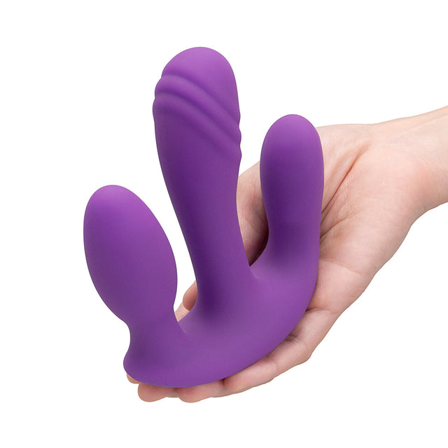 Together Blended Pleasure Triple-Pronged Vibrator