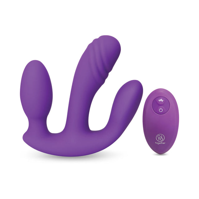 Together Blended Pleasure Triple-Pronged Vibrator
