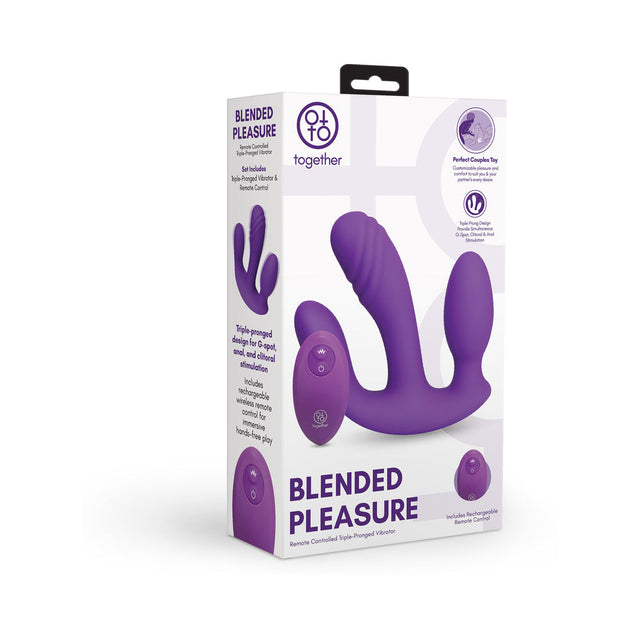 Together Blended Pleasure Triple-Pronged Vibrator